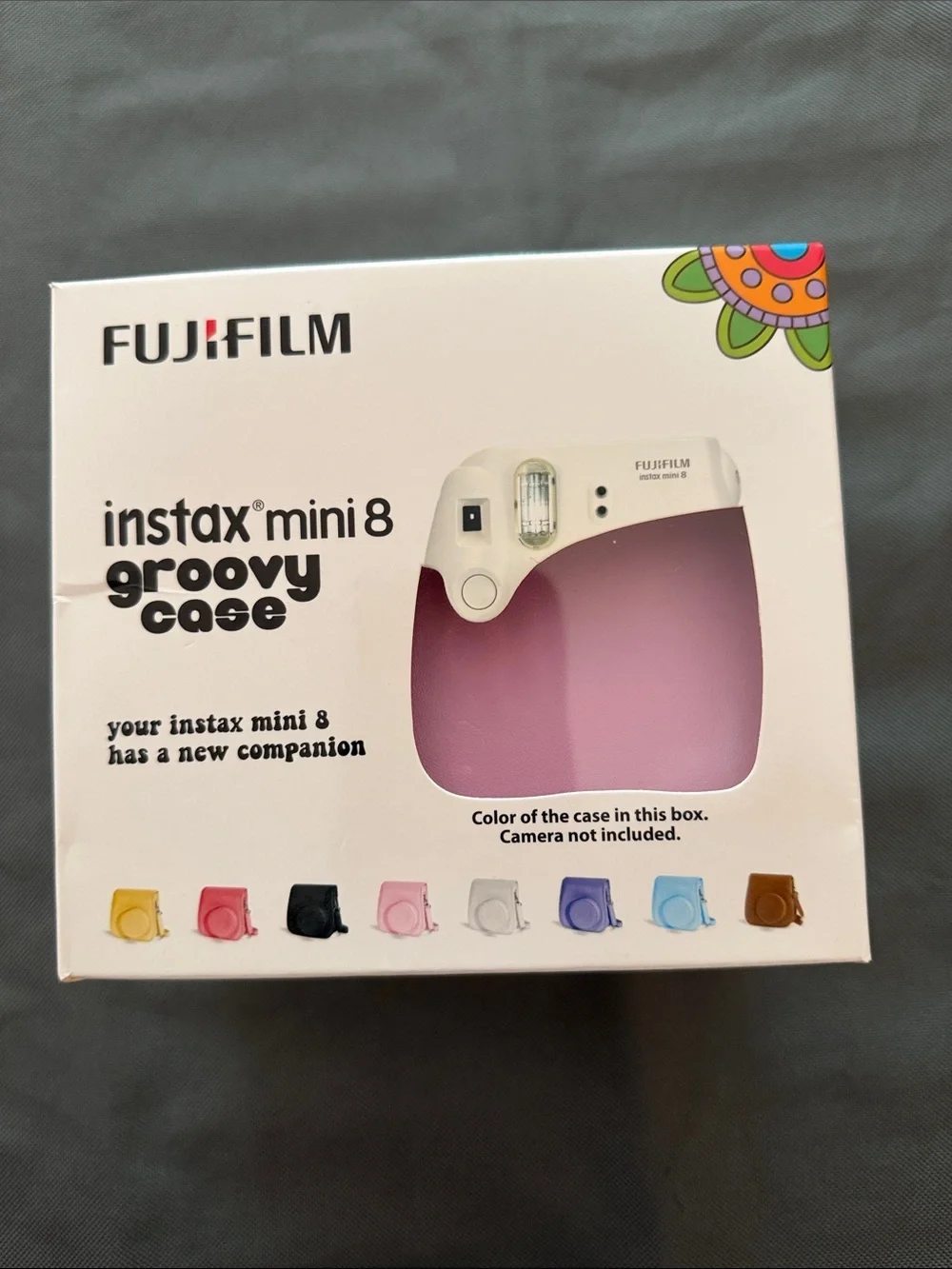 Fujifilm Instax Mini 8 Groovy Case - Light Pink
